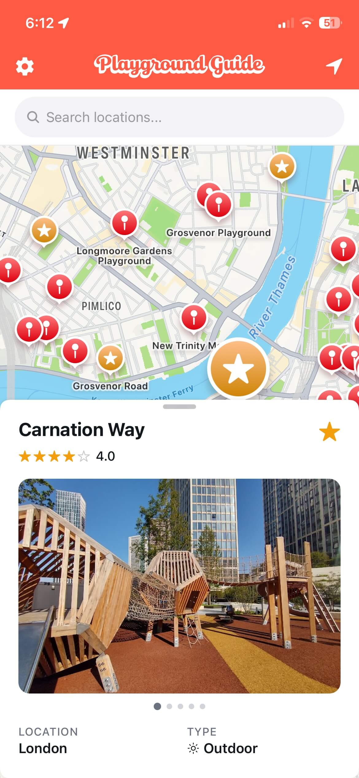 Playground detail view